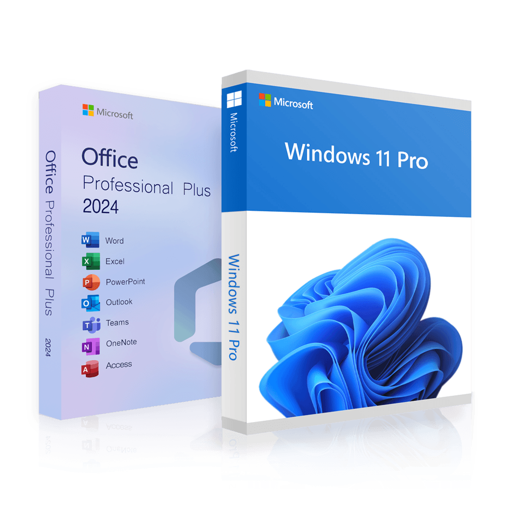 Office 2024 Professional Plus + Windows 11 Professional | Versión completa | Licencia para 3 equipos