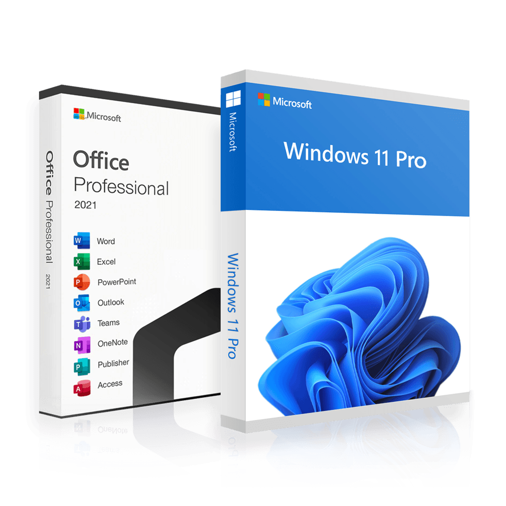 Office 2021 Professional + Windows 11 Professional | Pack | 2 x 1
