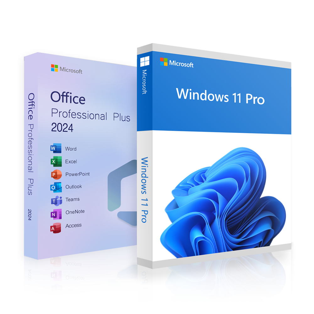 Office 2024 Professional Plus + Windows 11 Professional | Versión completa | Licencia para 3 equipos