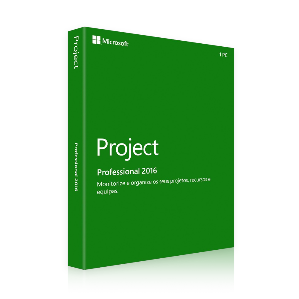 Microsoft Project 2016 Professional | 32 y 64 bits | 1 equipo