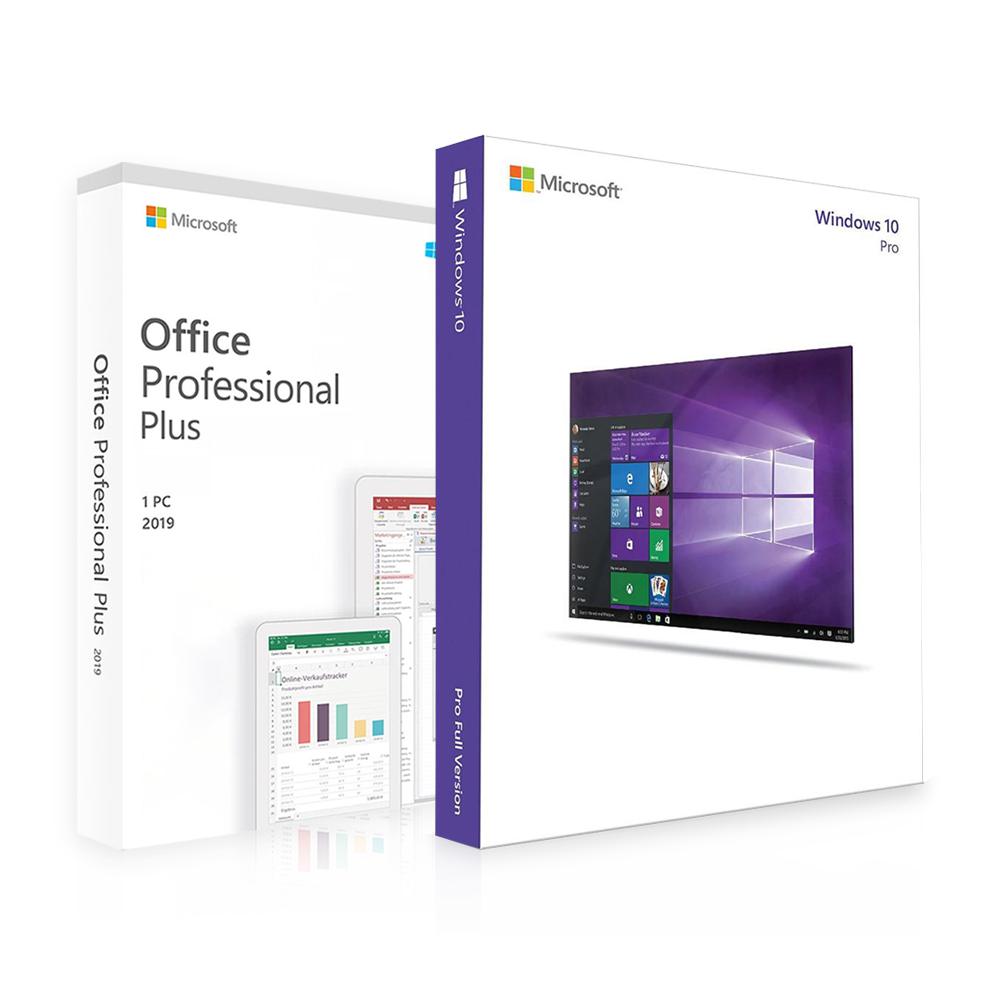 Microsoft Office 2019 Professional + Windows 10 Professional | Pack
